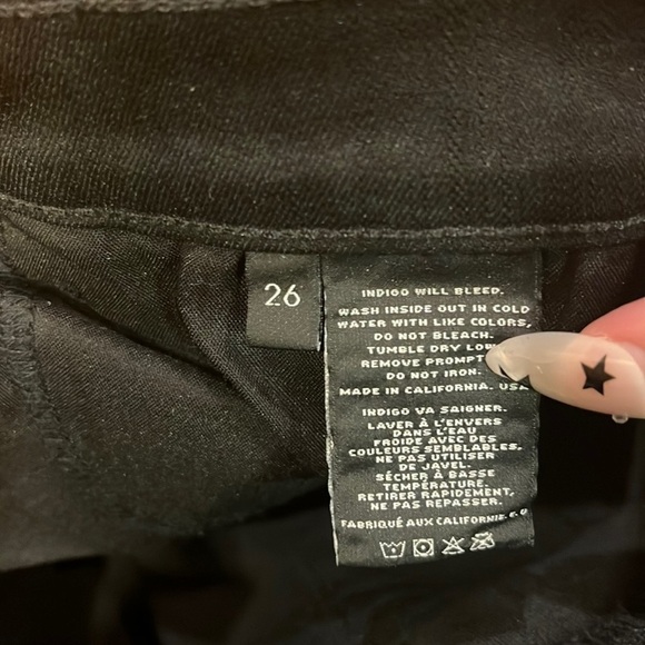 J Brand Woman’s Black Jeans Size 26 - Picture 7 of 8